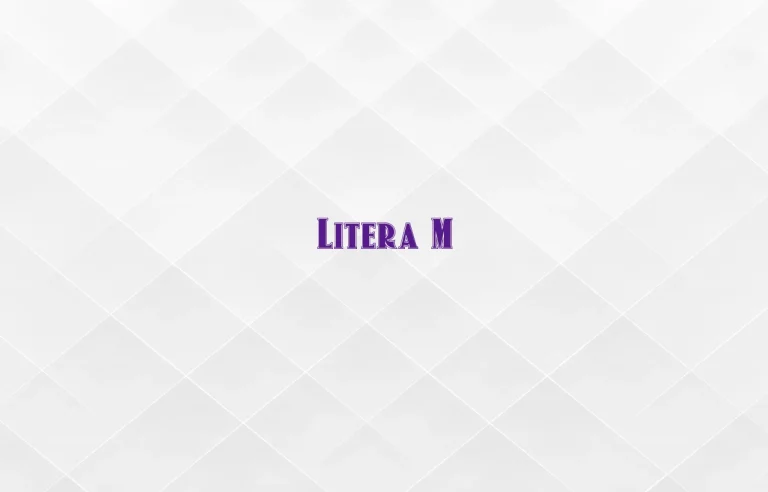 litera m