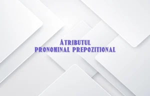 atribut pronominal prepozitional