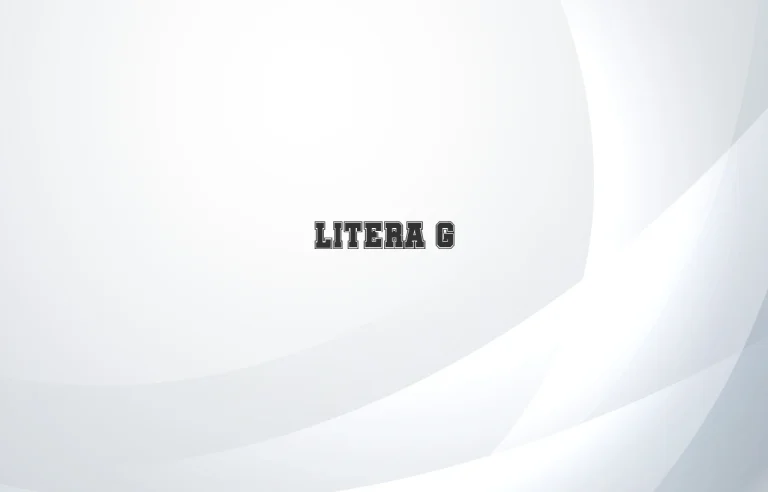 litera g