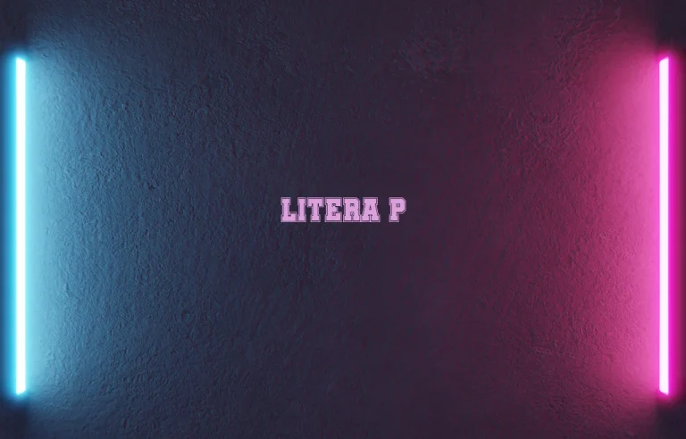 litera p