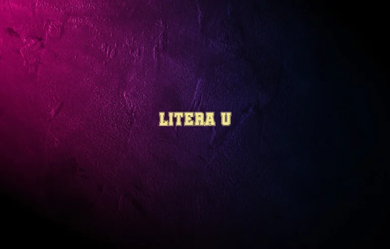 litera u