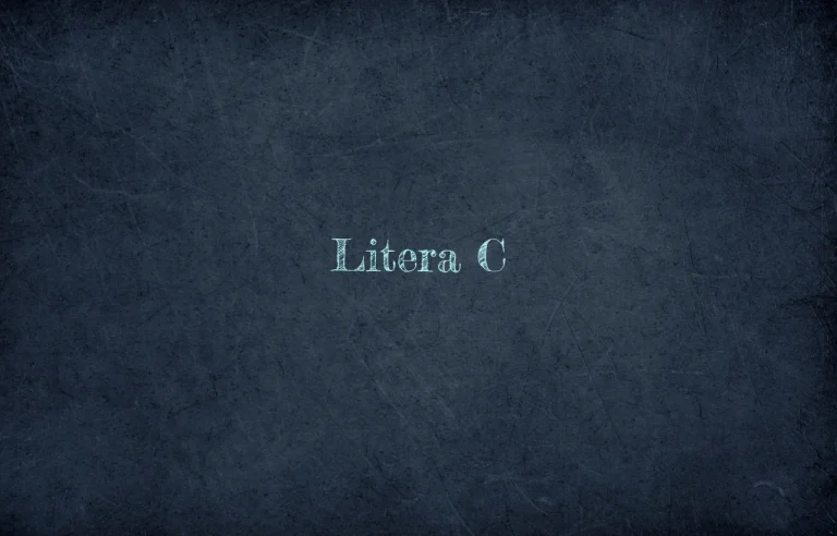 litera c