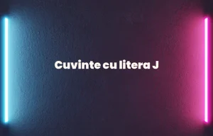 cuvinte cu litera j