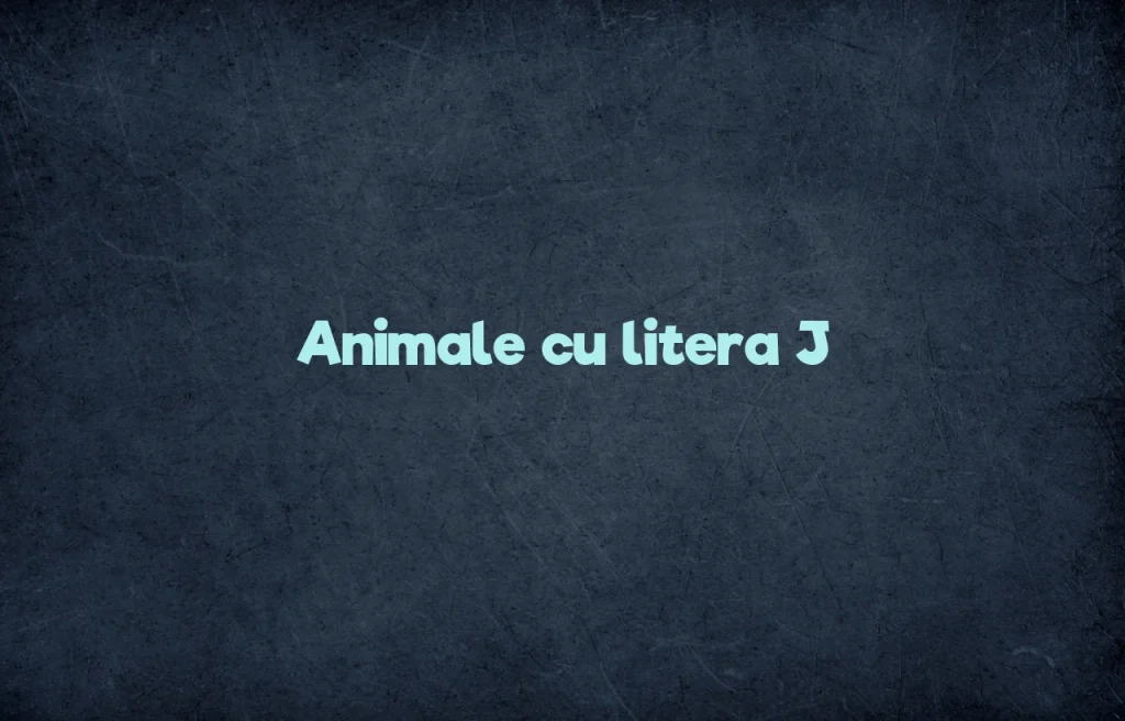 animale cu litera j