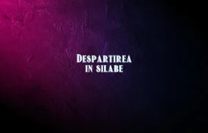 despartirea in silabe